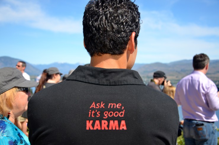 ...but just because he's married doesn't mean he can't answer your questions about vino.