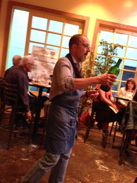 Norbert is shown preaching the Gospel of Gruner Veltliner.